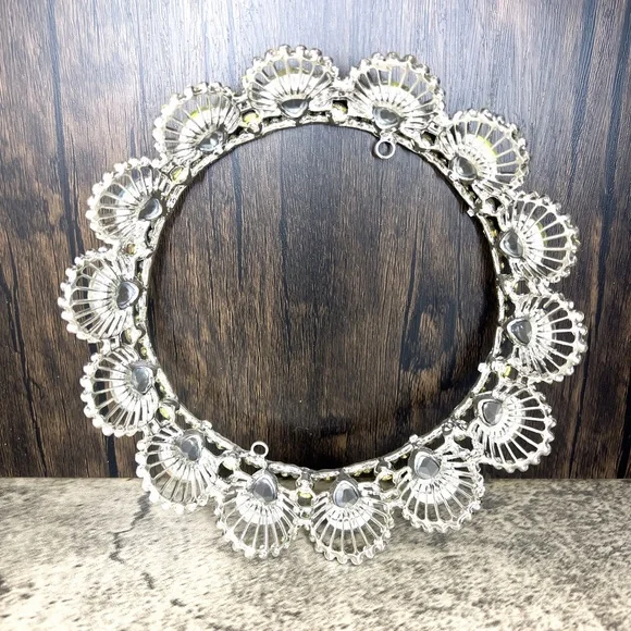 Silver Round Crown for Women, Wedding Headband, Birthday Girl, Prom, Party Gift - Picture 2 of 5